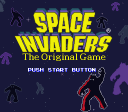Space Invaders - The Original Game (USA) Title Screen